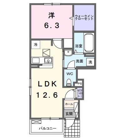 プラーンドルXVIの物件間取画像